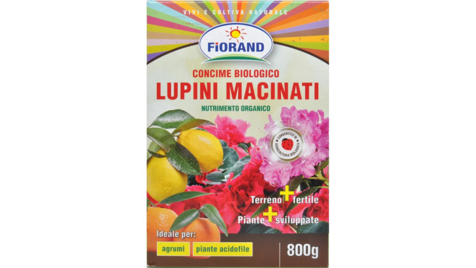 Fiorand concime organico lupini macinati gr.800