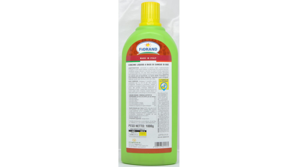 Fiorand concime liquido sangue di bue kg.1