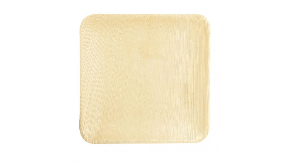 Stoviglie per outdoor: Pure piatto in foglia di palma 25x25 cm...
