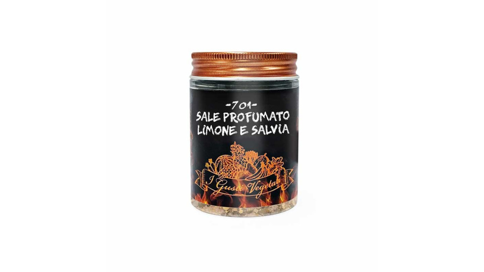 Accessori barbecue: Sale rosa al limone e salvia gr 50
