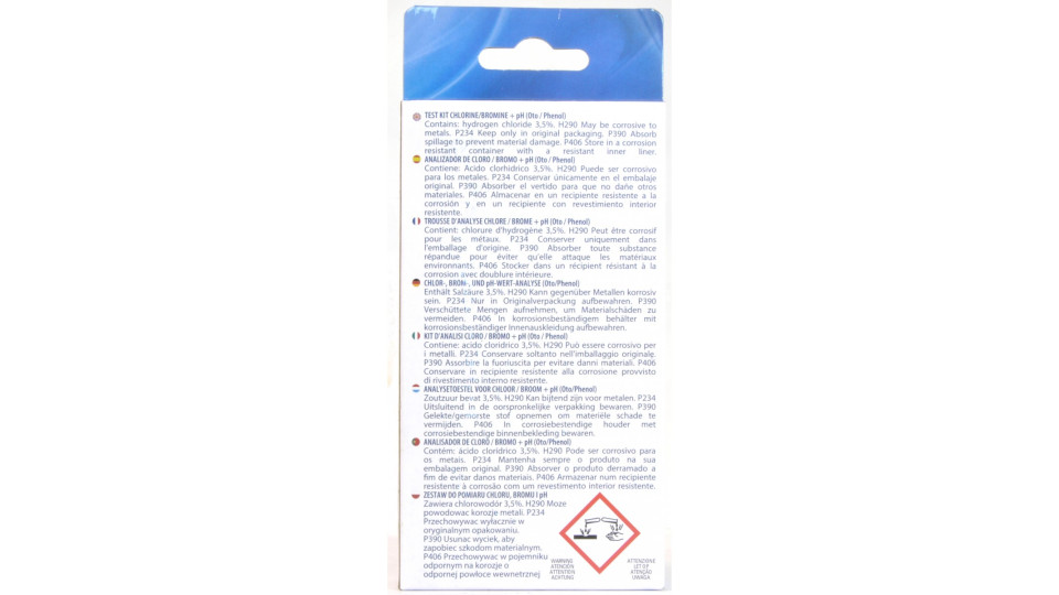 fluidra kit analisi cloro/bromo+ph