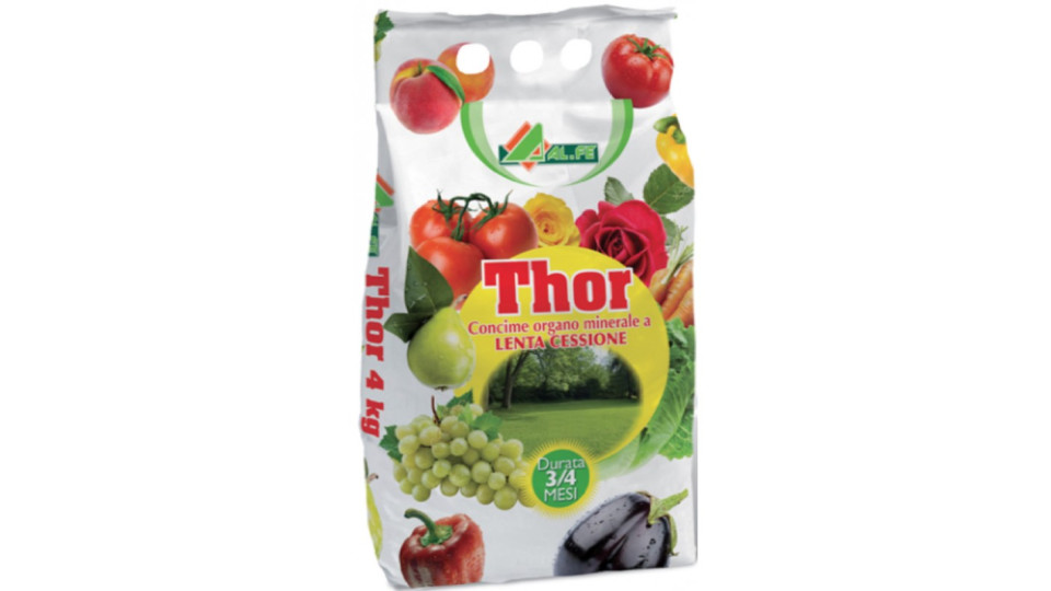 Alfe thor concime organico minerale a lenta cessione kg.4