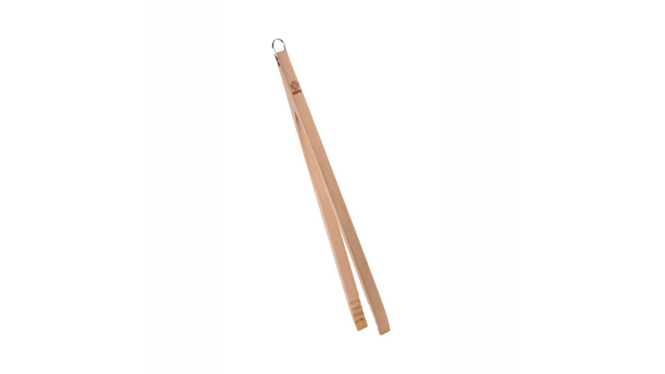 Accessori barbecue: Pinza per bbq natura in legno di faggio 48 cm