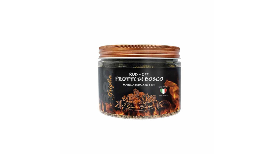 Accessori barbecue: Frutti di bosco rub gr 75