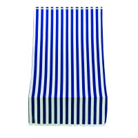tenda sole per porta con anelli riga blu l. 140 h. 250