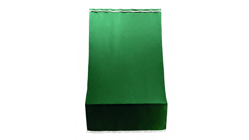 tenda sole per porta con anelli verde unito l. 140 h. 250