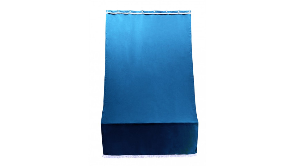 tenda sole per porta con anelli blu l. 140 h. 250