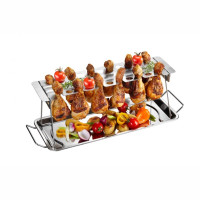 Accessori barbecue: Supporto inox per cosce di pollo