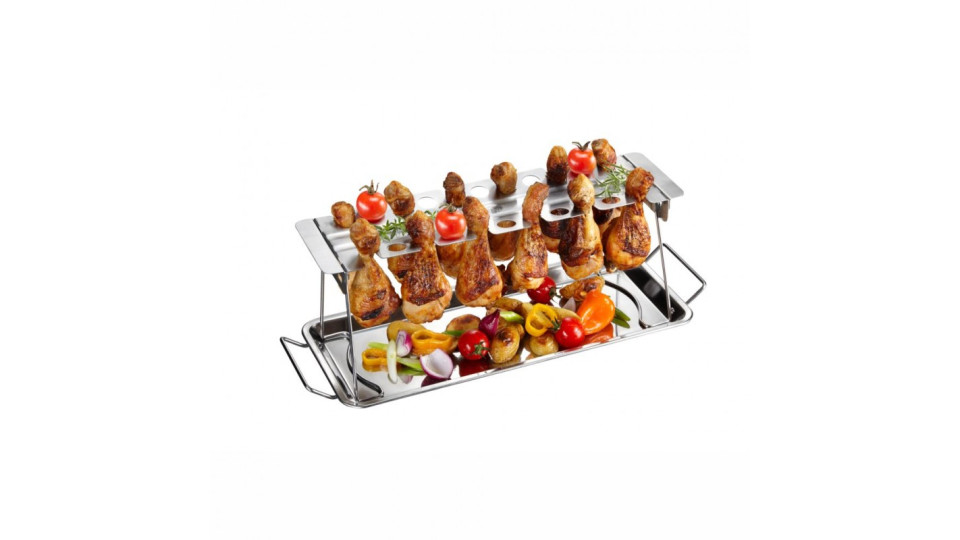 Accessori barbecue: Supporto inox per cosce di pollo