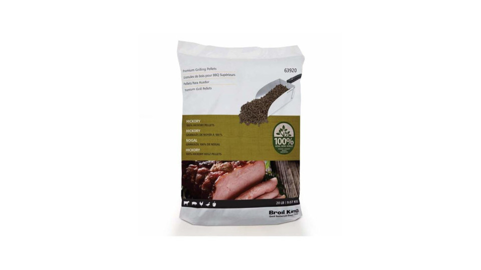 Accessori barbecue: Sacco pellet alimentare hickory 9 kg