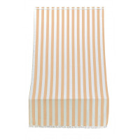 tenda sole per porta con anelli riga beige l. 140 h. 250