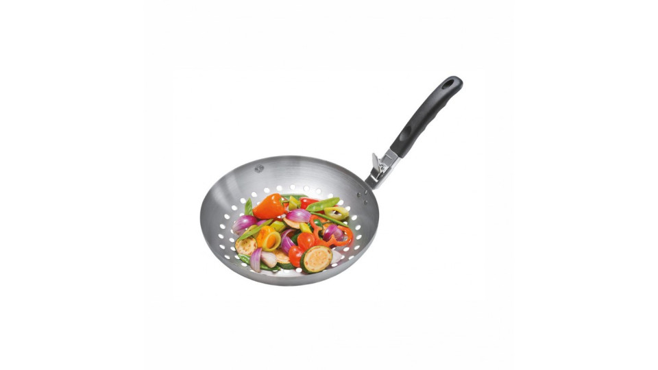 Accessori barbecue: Wok inox per verdure