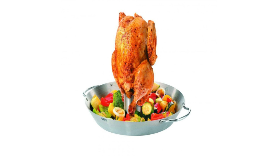 Accessori barbecue: Wok cuocipollo per barbecue