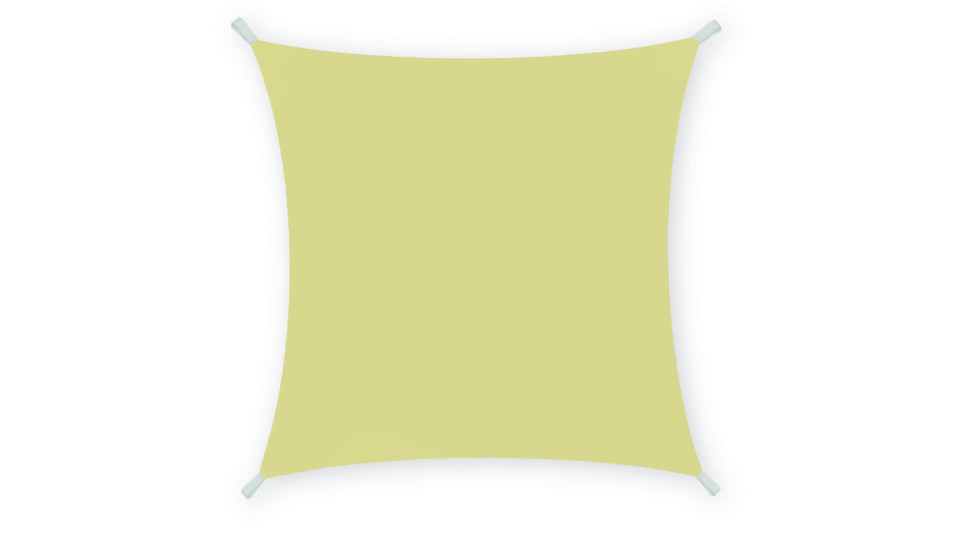 tenda vela quadrata 3x3m gr.180 beige