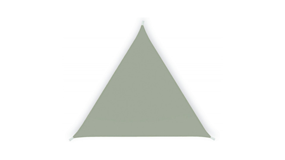 tenda vela triangolare 3,6x3,6x3,6m gr.180 tortora