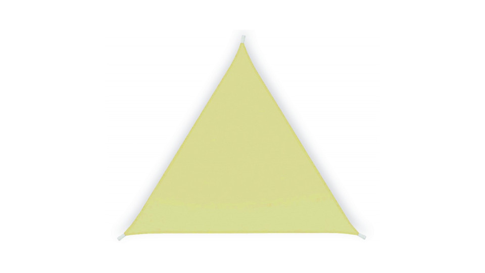 tenda vela triangolare 5x5x5m gr. 180 beige