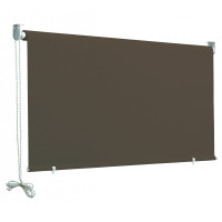 tenda a caduta con catenella colore - marrone h. 250 l. 150