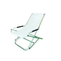 sdraio elba basculante in alluminio e pvc 600d colore bianco