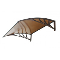 pensilina abs p. 80 l. 100 supporto marrone e copertura in...