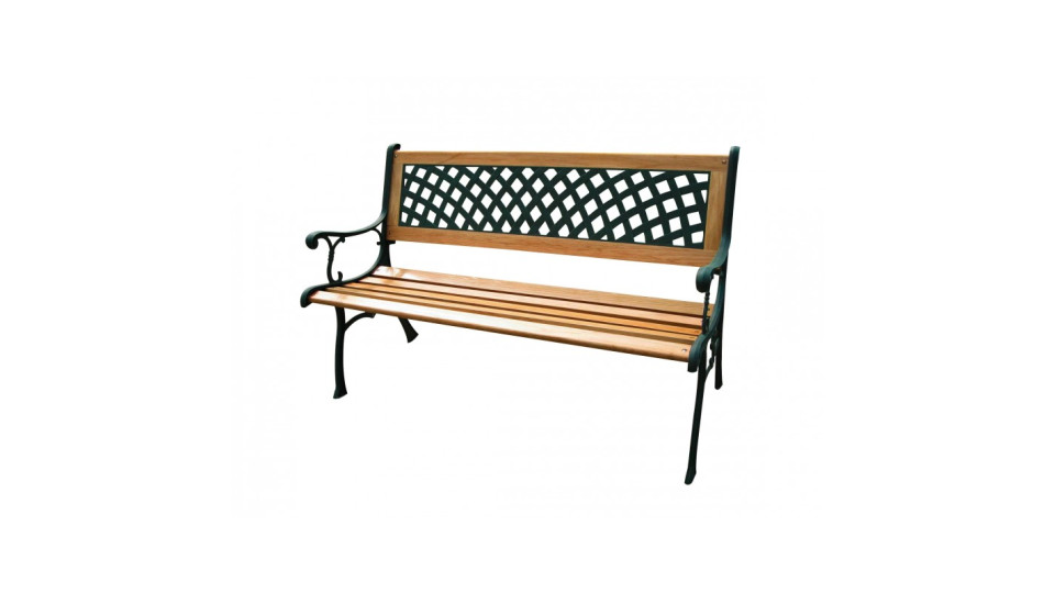 panca rombo in ghisa - legno - abs