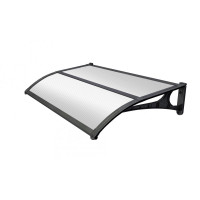 pensilina abs p.100 l. 135 supporto e profilo centrale nero...