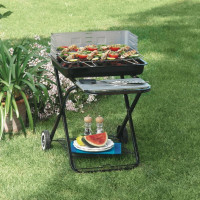 barbecue clic clac in acciaio pieghevole