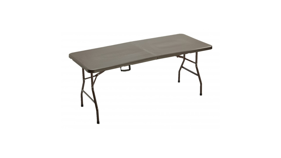 tavolo rettangolare pieghevole horeca noce 183x76x74h cm