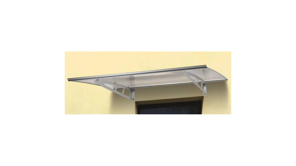 pensilina alluminio sun p. 100 l. 140 supporto grigio
