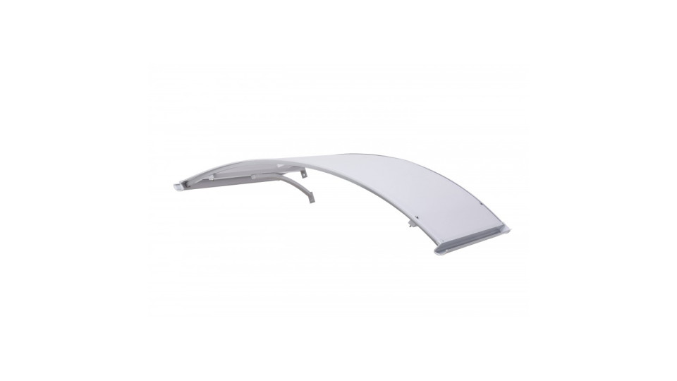 pensilina alluminio arco 90x140 supporto grigio