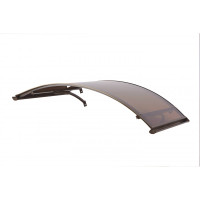 pensilina alluminio arco 120x160 supporto marrone