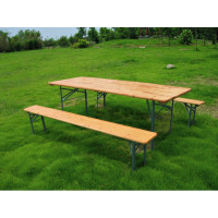 set birra rettangolare 70x220cm (1 tavolo 2 panche)