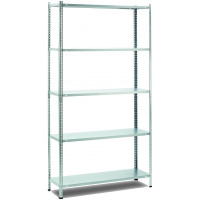 scaffale in metallo a 5 ripiani misure: h 187 x l 100 x p 30...