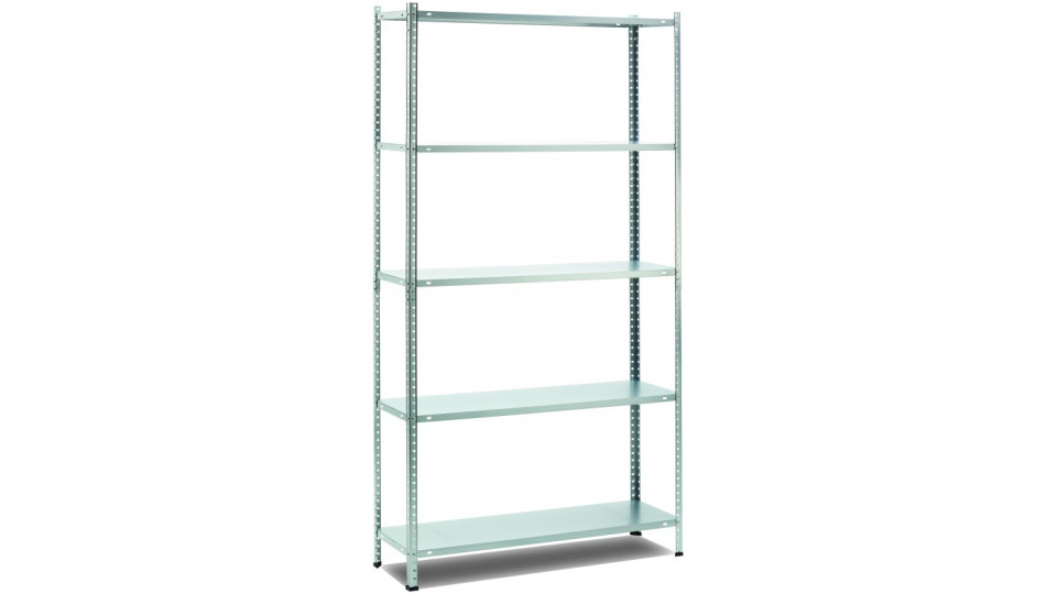 scaffale in metallo a 5 ripiani misure: h 187 x l 100 x p 30...