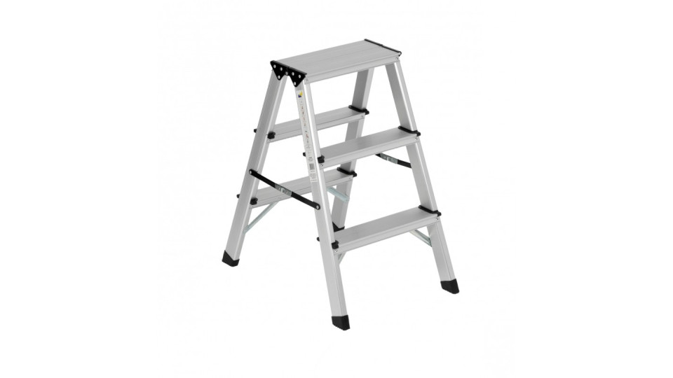 sgabello alluminio everest doppia salita portata max 150 kg
