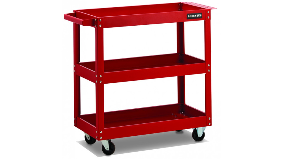 carrello portautensili 3 piani c/ruote misure 70x35x73 h cm