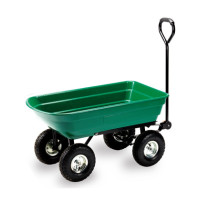 carrello da giardino in acciaio verniciato con vasca in abs...