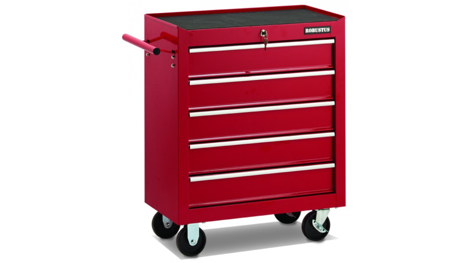 carrello portautensili 5 cassetti c/ruote misure 69x33x77,2 h cm