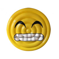materassino gonfiabile face sorriso con denti &oslash; 150 cm ca.
