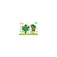 Serie di tagliapasta a forma di cactus in plastica - serie set 2