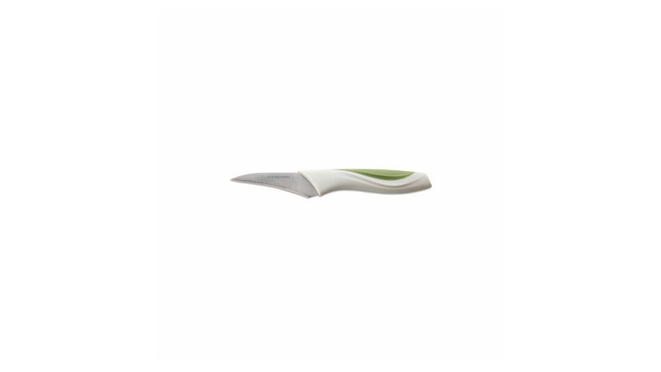 Coltello spelucchino utensile 8 cm - serie Vera verde bianco