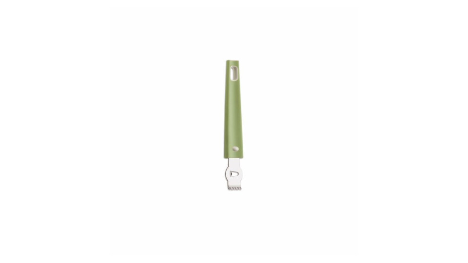 Sbuccialimoni utensile acciaio inox - serie Vera verde bianco
