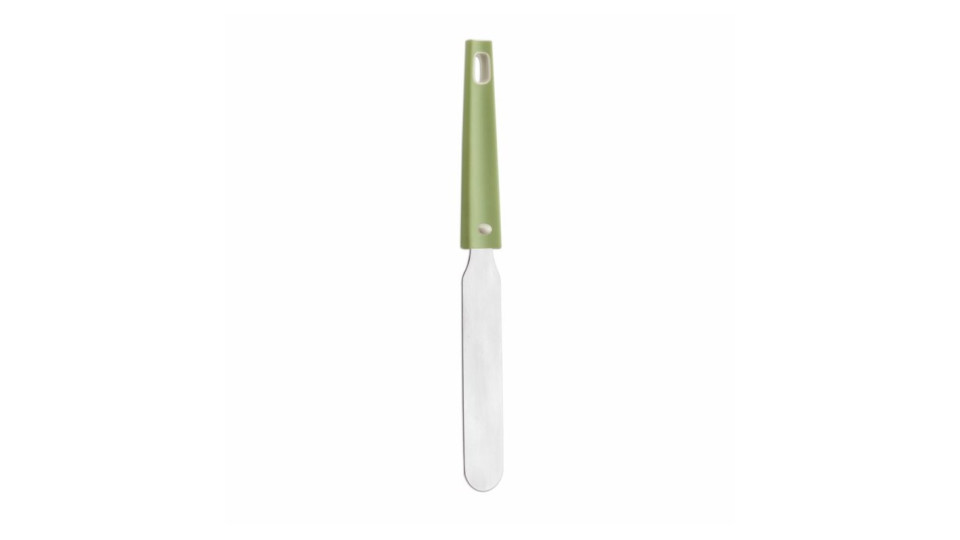 Spatola utensile acciaio inox - serie Vera verde bianco