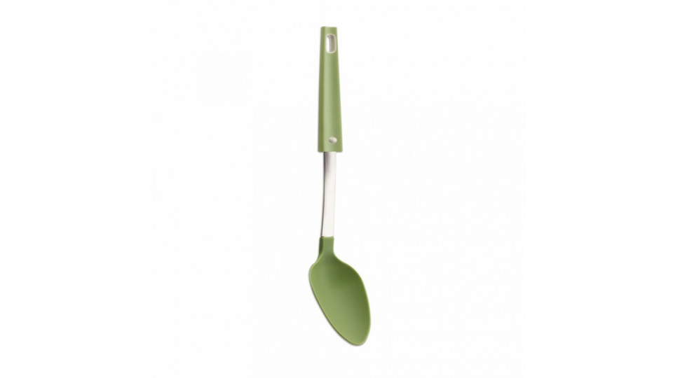 Cucchiaione utensile in nylon - serie Vera verde bianco