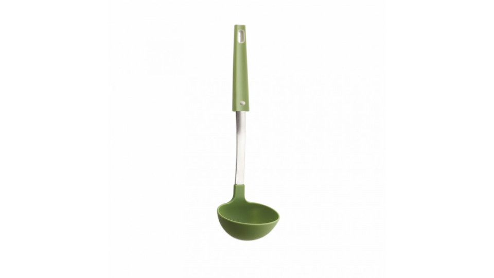 Mestolo utensile nylon - serie Vera verde bianco