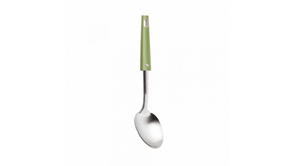 Cucchiaione utensile acciaio inox - serie Vera verde bianco