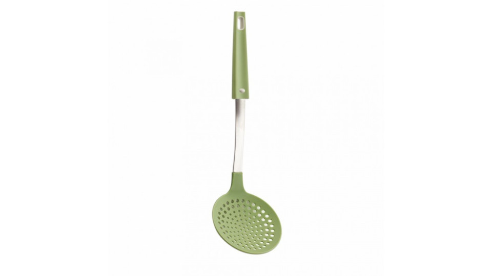 Schiumarola utensile nylon - serie Vera verde bianco