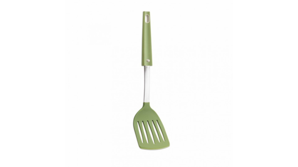 Paletta utensile cucina nylon - serie Vera verde bianco