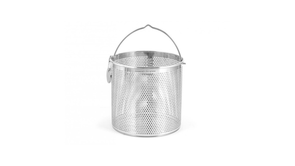 Cestello tondo con fori 16,5 h 16 cm - serie borghese