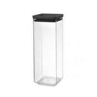 Utensile stackable square barattolo 2.5l - colore dark grey -...
