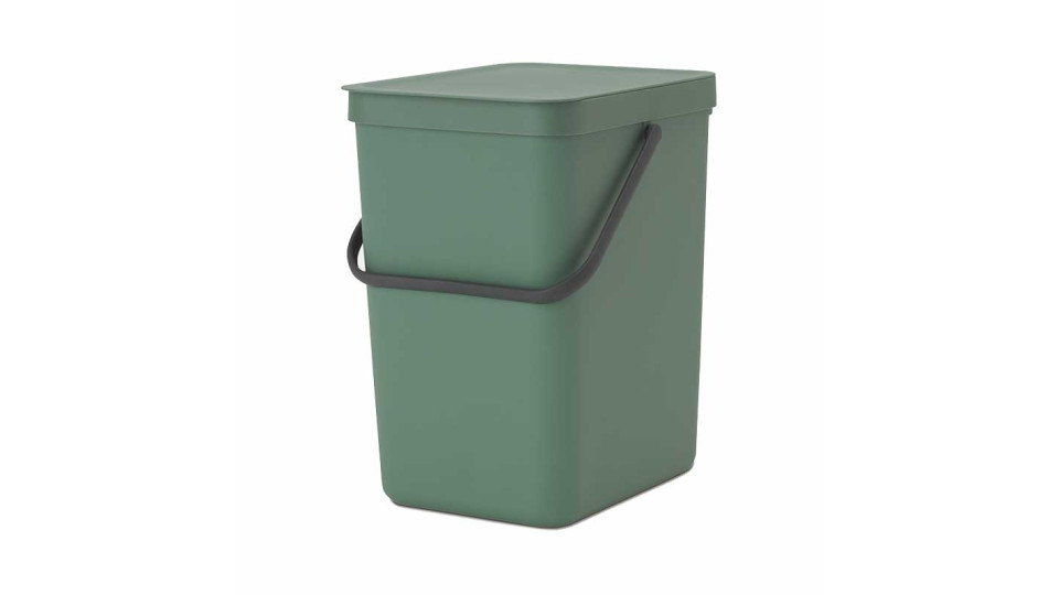 Raccolta differenziata: Sort & go pattumiera 25 lt fir green